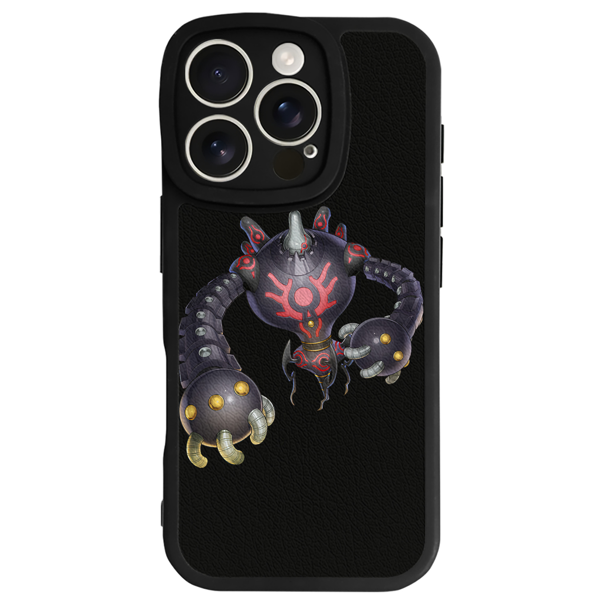 （画像用） 遊☆戯☆王 Yu-Gi-Oh! 【iPhone 16シリーズ対応】シリコンスマホケース（レザー調） 材質：シリコン